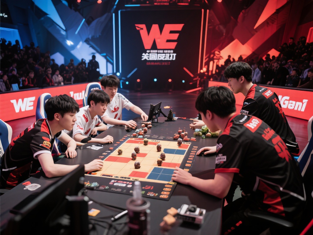 在本次赛事的一场关键团战中，WE选择了一